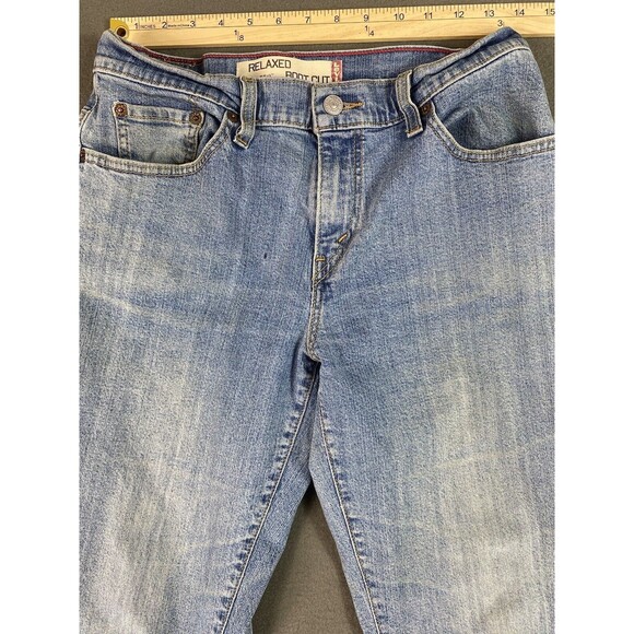 Levis 550 Jeans Womens 28x27 Blue Relaxed Bootcut Stonewash Y2K Tag 10M* - Picture 3 of 14